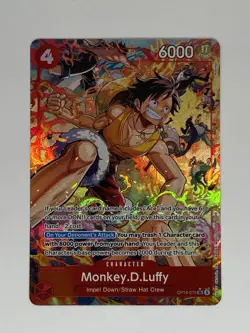 One Piece The Time of Battle Foil Monkey.D.Luffy (Alternate Art) OP16-015 - Image 1