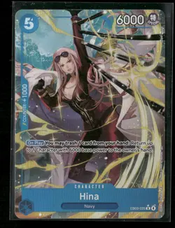 Hina (Alt Art) EB03-025 Extra Booster: OP Heroines Edition One Piece Foil NM - Image 1