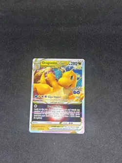 Pokemon TCG Dragonite VSTAR Pokemon Go SWSH236 Black Star Promo English Mint - Image 1