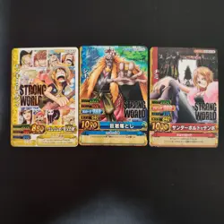 One Piece Card STRONG WORLD 3 piece set - Image 1