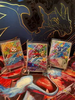 Lot of 3 First Partner Illustration rare Pokemon cards 043, 044, 045 Promo - Image 1
