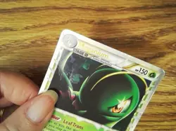 Meganium 109/123 HGSS Prime Ultra Rare Pokemon Card - HUGE CREASES - 062226 - Image 2