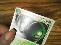 Meganium 109/123 HGSS Prime Ultra Rare Pokemon Card - HUGE CREASES - 062226 - Image 3