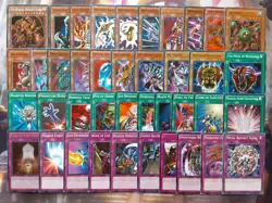 YuGiOH Authentic Yami Marik Ishtar Deck Anime 40 Cards The Winged Dr+ Bonus Gift - Image 1