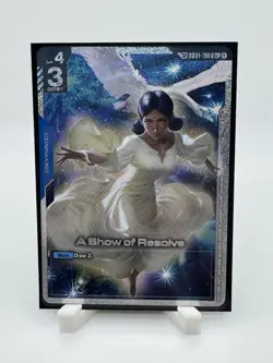 A Show of Resolve GD01-100 U+ SP Alt Art Steel Requiem Gundam Card NM - Image 1