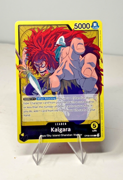 Kalgara OP08-098 (Leader) Two Legends ONE PIECE Card Game Near M English - Image 1