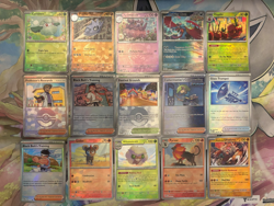 Pokemon Prismatic Evolutions Poke Ball Lot (15 Cards) - Image 1