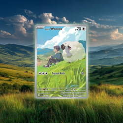 Hop’s Wooloo 170/159 Illustration Rare | Journey Together Pokemon Card NM - Image 1