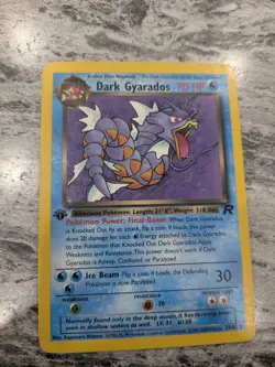 Pokemon Card - Dark Gyarados Team Rocket 25/82 Rare - Image 1