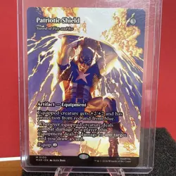 Patriotic Shield - Sword of Fire and Ice (Borderless) Marvel Universe... - Image 1