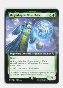 Bugenhagen, Wise Elder (Extended Art) 159 Commander: FINAL FANTASY MTG NM - Image 1