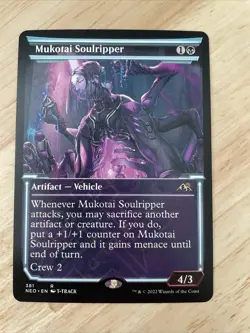 MTG Mukotai Soulripper Kamigawa: Neon Dynasty Showcase #381 Regular Rare NM/M - Image 1