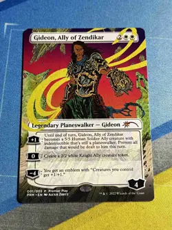 Magic the Gathering MTG Pro Tour Promo GIDEON, ALLY OF ZENDIKAR - Image 1