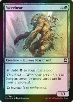 MTG Werebear Foil ** Eternal Masters ** English - Image 1