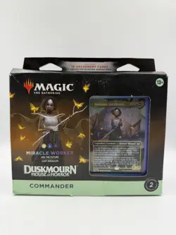MTG Dustmourn House Of Horror Miracle Worker Commander Deck NEW SEALED - Image 1