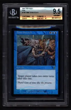Time Stretch foil - Odyssey - MTG Magic the Gathering - BGS MINT 9.5 - Image 1