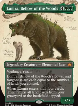 MTG Lumra, Bellow of the Woods Borderless - Bloomburrow #293 - Image 1