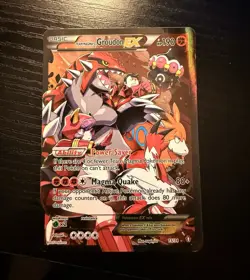 Team Magma's Groudon EX 15/34 Double Crisis Ultra Rare Holo Full Art 2015 - Image 1