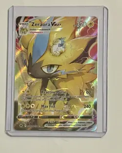 Pokemon Zeraora VMAX GG42/GG70 Crown Zenith Galarian Gallery Near Mint - Image 1