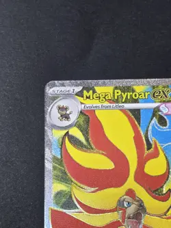 Mega Pyroar ex 099/086 Pokemon Chaos Rising LP plus - Image 2