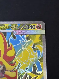Mega Pyroar ex 099/086 Pokemon Chaos Rising LP plus - Image 3