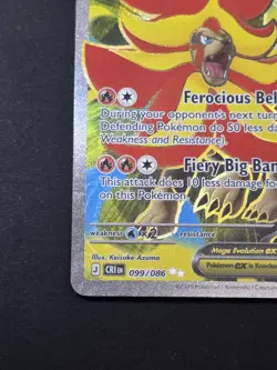 Mega Pyroar ex 099/086 Pokemon Chaos Rising LP plus - Image 5