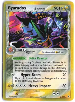 Gyarados 8/110 Holo Rare Holon Phantoms Pokemon Holo - Image 1