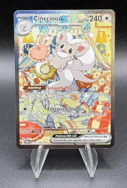 Pokemon TCG Cinccino EX #119/086 Ultra Rare Holo Full Art~Chaos Rising - Image 1