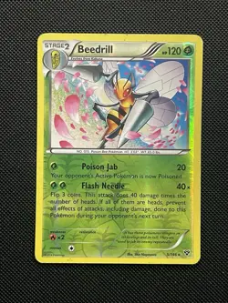 Beedrill 5/146 Reverse Holo XY Base Set Pokemon TCG MP - Image 1