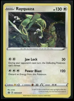 Rayquaza SWSH029 Holo Sword & Shield Promo NM/M Pokemon - Image 1