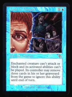 Foil Lost in Thought - Misprint - Judgement - MTG Magic the Gathering - Image 1