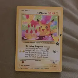 ______'s Pikachu #24 Wotc Promo 50 HP Holo Celebrations Promo - Image 1