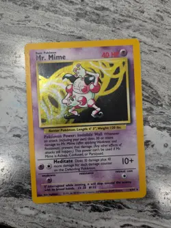 1999 Pokemon Jungle Mr. Mime Holo #6/64 WOTC - Image 1