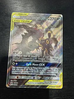 Pokemon Umbreon & Darkrai GX Tag Team Alt Art Promo SM241 - Image 1