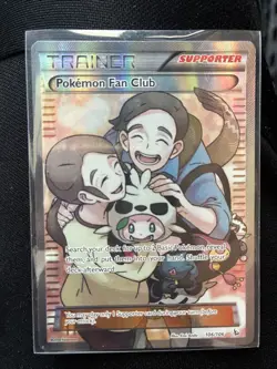 Pokemon TCG Pokemon Fan Club (106 Full Art) 106/106 Flashfire Holo - Image 1