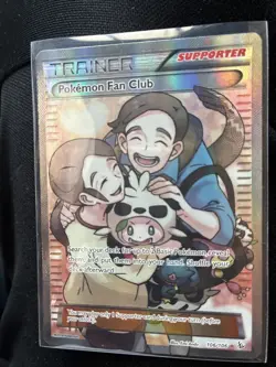Pokemon TCG Pokemon Fan Club (106 Full Art) 106/106 Flashfire Holo - Image 2