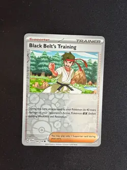 Black Belt's Training 144/159 Common Journey Together Pokemon Reverse Holo NM - Image 1