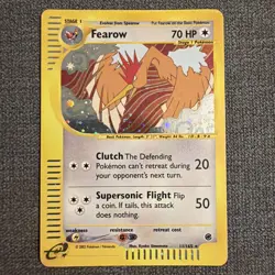 2002 Pokemon Expedition Set Fearow Holo #11/165 NM - Image 1