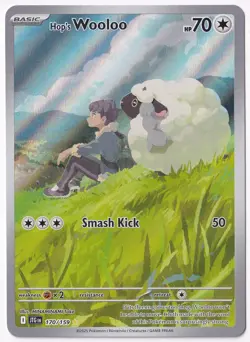 Hop's Wooloo 170/159 Illustration Rare Journey Together Pokemon Holo Near Mint - Image 1