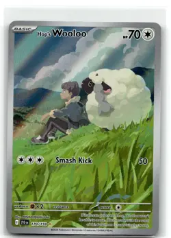 Hop's Wooloo 170/159 Illustration Rare Journey Together Pokemon NM b4 - Image 1