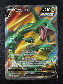 Pokemon Rayquaza V ( Full Art ) Ultra Rare Full Art Holo 193/203 Evolving Skies - Image 1