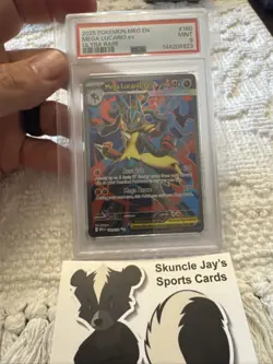 Pokemon Mega Evolution 160 Mega Lucario Ex PSA 9 - Image 1