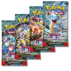 Pokemon TCG Stellar Crown Booster Pack Factory Sealed New SINGLE PACK - Image 1