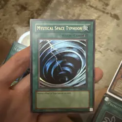 Near Mint Yugioh Mystical Space Typhoon MRL-047 Ultra Rare Original Print HP - Image 1