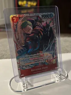 One Piece OP15 Roronoa Zoro EB04-007 SR - Adventure On Kami’s Island English NM - Image 1