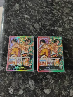 2 x One Piece ST30 Luffy & Ace starter decks - (Bricks only) - Image 1