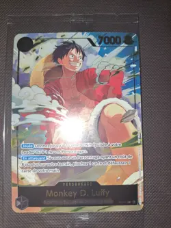 CARTE ONE PIECE - PROMO P-075 MONKEY D. LUFFY JAPAN EXPO 2025 PROMO GOLD FOIL FR - Image 2