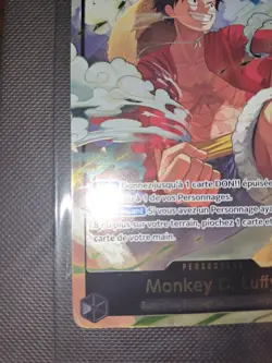 CARTE ONE PIECE - PROMO P-075 MONKEY D. LUFFY JAPAN EXPO 2025 PROMO GOLD FOIL FR - Image 5