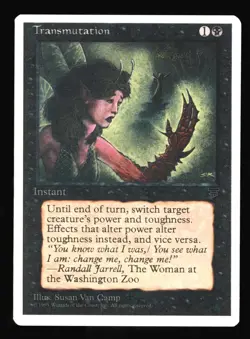 Transmutation - Misprint Color Saturation - Chronicles - MTG Magic the Gathering - Image 1