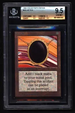 Mox Jet - Collector's Edition- MTG Magic the Gathering - BGS MINT 9.5 - Image 1